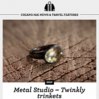 Luxe Travel guide feature on Metal Studio jewelery
