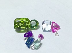 hand selected gemstones