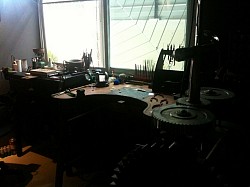 metal studio work desks