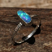Metal Studio Australian Opal Ring